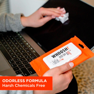 Салфетки Whoosh! Screen Shine 20 WIPES 10х7cm + 1microfiber 14х14cm (1FG20WPENFR) Винница - изображение 5