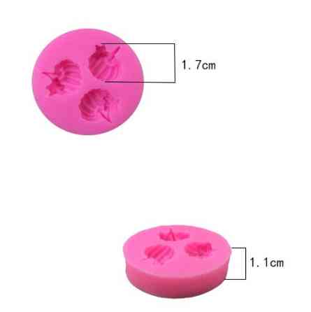 Молд силиконовый Тыквы 52 мм розовый Киев