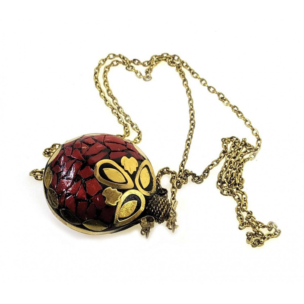 Аромакулон бронзовий з коралом Київ - фото 3