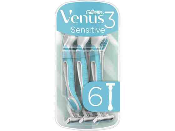 Бритва одноразова 6шт 3 Sensitive ТМ VENUS Киев