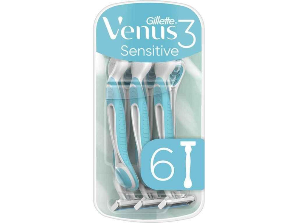 Бритва одноразова 6шт 3 Sensitive ТМ VENUS Киев - изображение 1