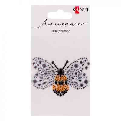 Набор для творчества Santi Бджілка аплікація зі страз самоклеючих 7х6 см (743030) Винница