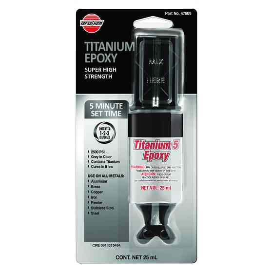 Клей для металу Versachem Titanium 5 Epoxy 25мл Львів