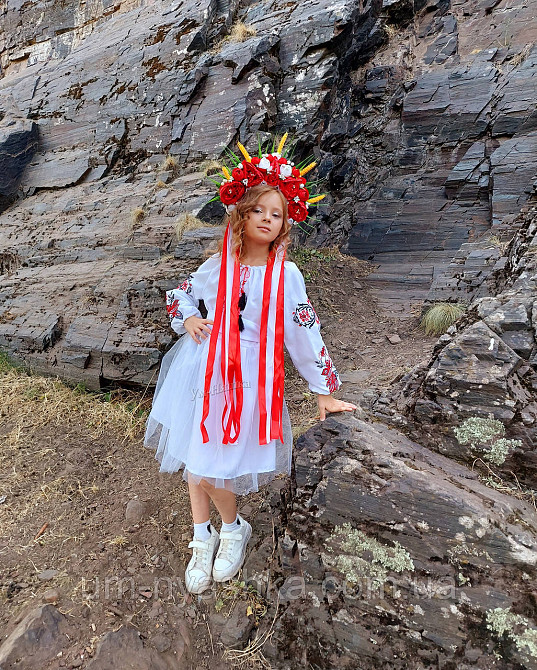 Дитяче вишите плаття "Жар-птиця" Кривий Ріг - фото 6