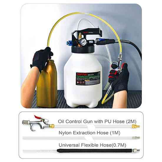 Пристрій для заміни оливи в трансмісії 6 л, 2.8-12BAR TOPTUL JJEZ0106E Чернігів