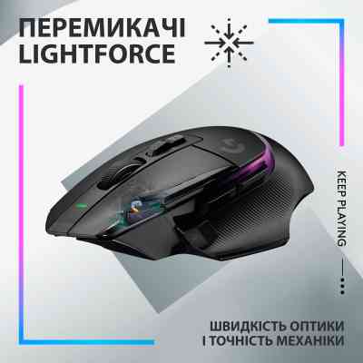 Мышка Logitech G502 X Plus Wireless Black (910-006162) Винница