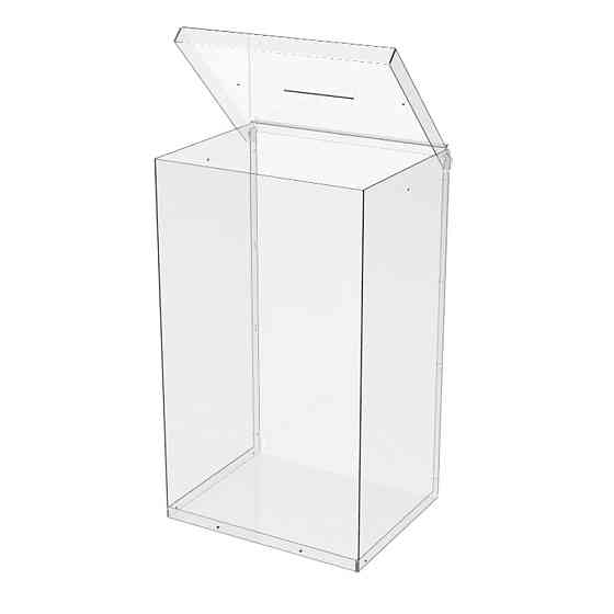 Ящик EKOSTAR без замка для пожертвований и сбора денег 250x200x420. Объем 21 литров Киев