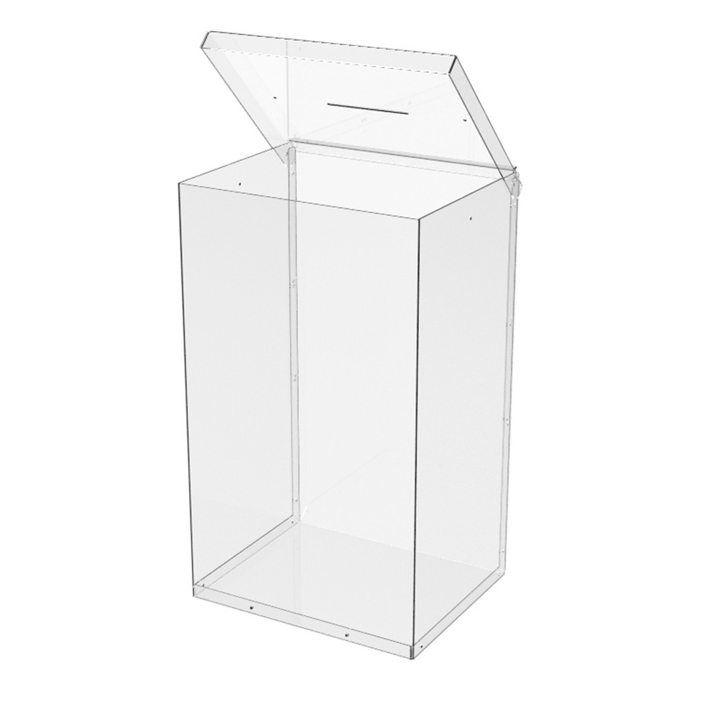 Ящик EKOSTAR без замка для пожертвований и сбора денег 250x200x420. Объем 21 литров Киев - изображение 5