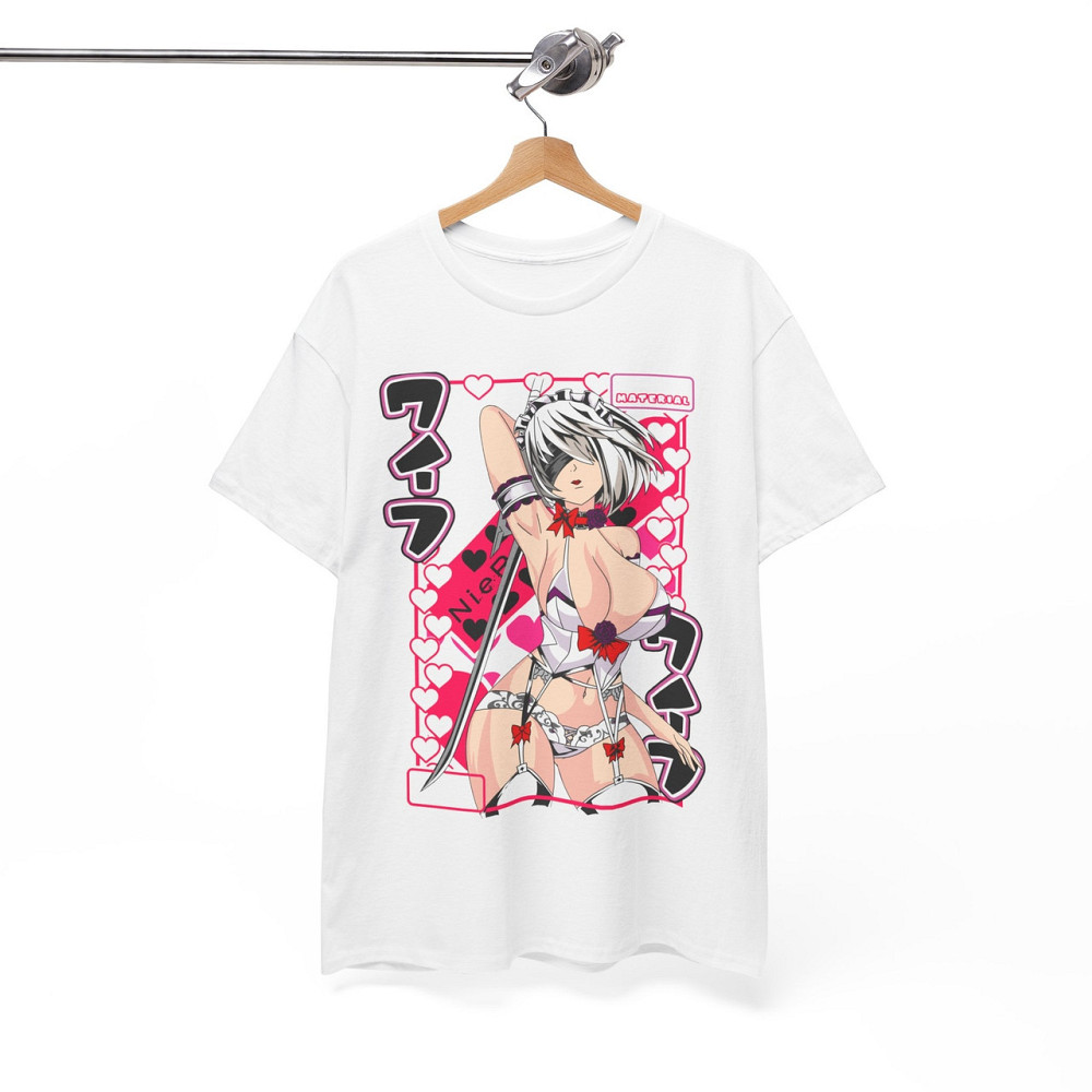 Футболка для хлопчика з аніме принтом Аніме Кйбер Пунк Ніер оверсайз (зріст від 165 до 180) Чорний AnimeJ0212m Дніпро - фото 6