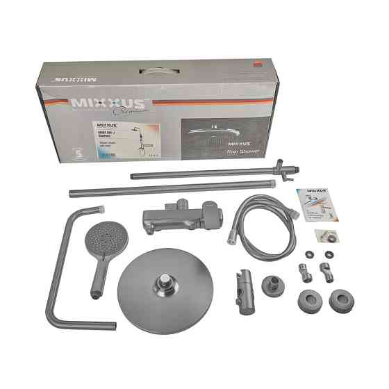 Душова колона Mixxus Premium DERBY 009-J GRAPHITE зі змішувачем (MI6610) Київ