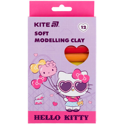 Пластилін Kite Hello Kitty восковий, 12 кольорів, 200 г (HK25-086) Вінниця - фото 1