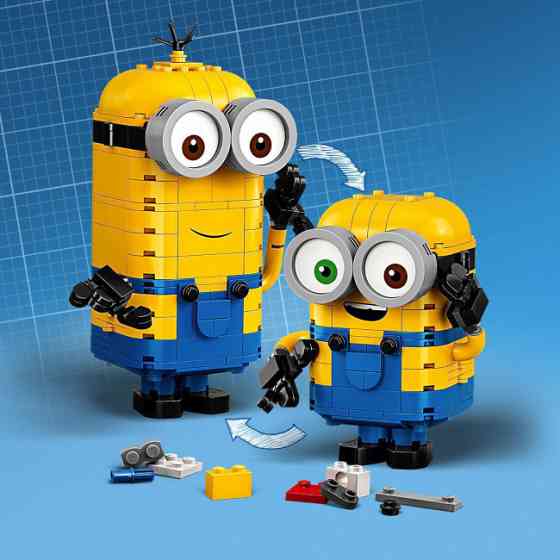 Конструктор Minions Фигурки миньонов и их дом (75551), 876 деталей совместимый с Lego лего Запорожье