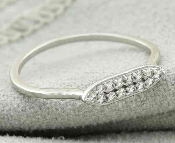 Кольцо Xuping 11637, 18 размер (ширина 4мм), позолота Белое Золото Киев