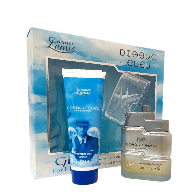 Набор для мужчин Creation Lamis Diable Bleu (Туалетная вода 100 мл Гель для душа 100 мл) Запорожье - изображение 1