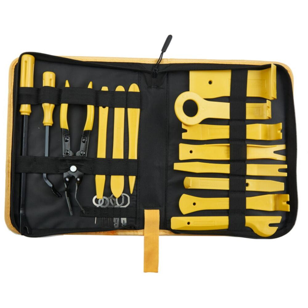 Інструменти, Набір інструментів для зняття обшивки 19 од., Червоний, Пластик, Розміри (мм): Марка Київ - фото 1