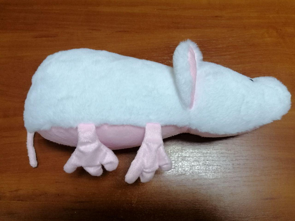 Мягкая игрушка Алина Крыса белая 28 см Киев - изображение 4