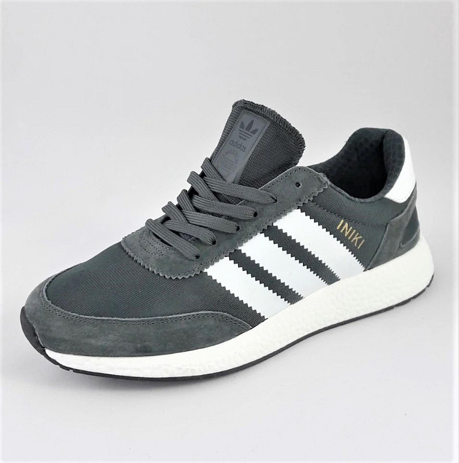 Малюнки Adidas Iniki Runner Boost Сері жіночі Адас (розміри: 38) Відео Огляд Дніпро - фото 5