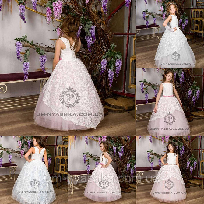 Длинное нарядное детское платье Анита на 4-5, 6-7 лет Кривой Рог - изображение 1