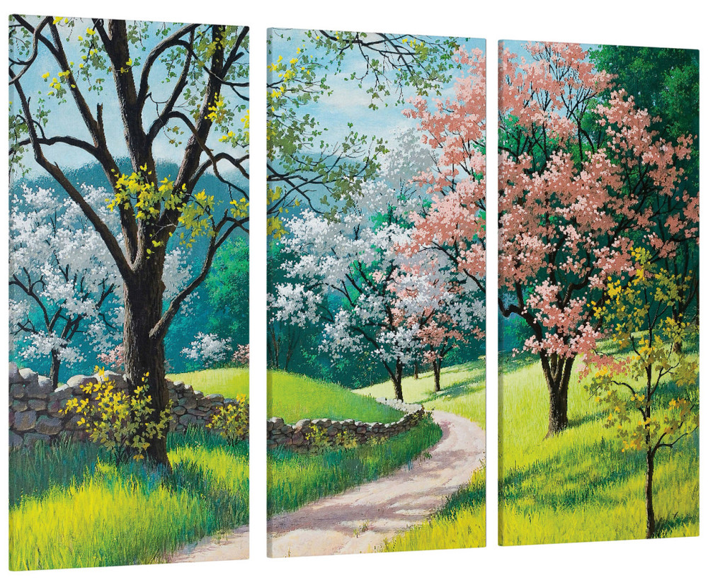 Модульная картина Природа Весна Art-11_XXL 53x100 см Киев - изображение 1