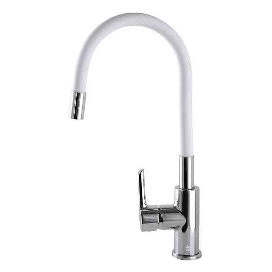 Смеситель для кухни DOMINO PRESTIGE DPS-203SLR-WHITE (000022594) Киев
