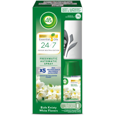 Освежитель воздуха Air Wick Автоматический со сменным баллоном Райские цветы 250 мл (5900627073591) Винница - изображение 1