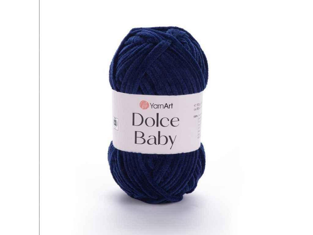 Пряжа Dolce Baby темно-синій 100% мікрополіестр 85м 50г 5шт/уп 756 ТМ YarnArt Київ - фото 1