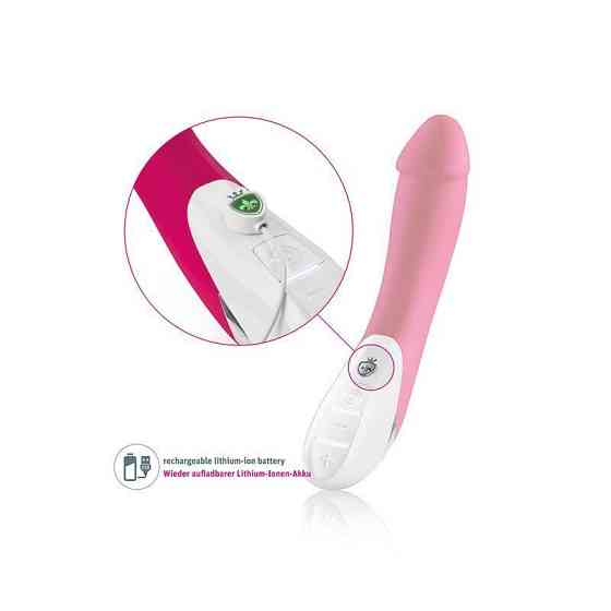 Мощный вибратор Mystim Terrific Truman Pink с двумя моторами и выраженной головкой Sex Aura Киев