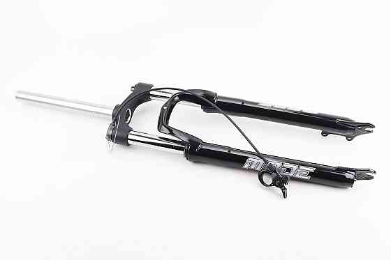 Вилка 29" амортизаційна, без різьби 1-1/8" (28,6мм), шток 255мм, з ходом 100мм, Disk-brake, пружинно-оливна, виносний Lockout, чорна N780 Київ