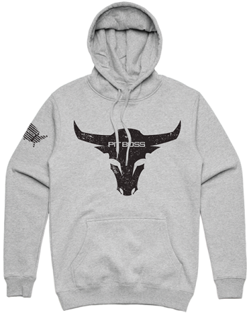 Худи Pit Boss Bull, Grey Heather - мужское MD 40556 Код: 011636 Ровно