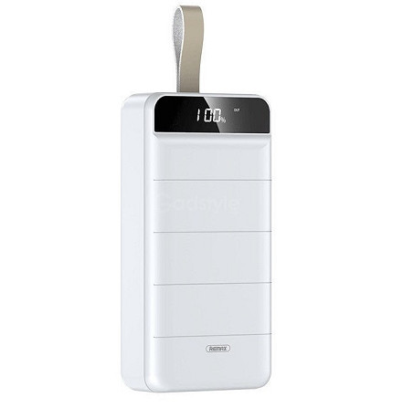 Універсальна мобільна батарея Remax RPP-185 Leader 50000mAh з ліхтарем (Білий) Вінниця - фото 1