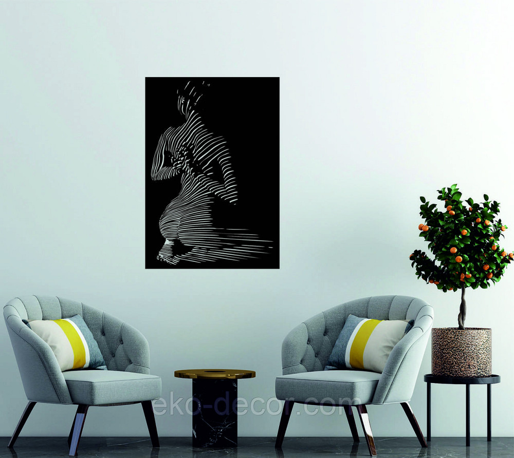 Декоративное настенное Панно «Женское тело», Декор на стену Киев - изображение 2