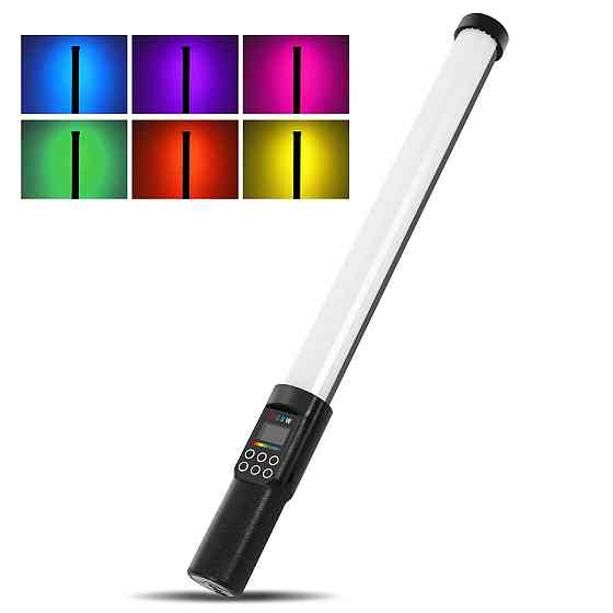 Світлодіодний освітлювач палка RGB 122 LED 55см відбивач Puluz PU4135 Київ