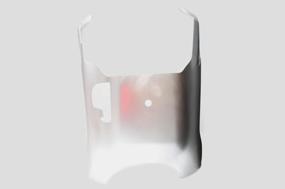 Пластик скутер Рейс нижній (піддон) (сірий) Мукачево - фото 1