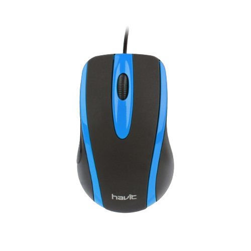 Мишка дротова Havit HV-MS753 чорний/синій Житомир
