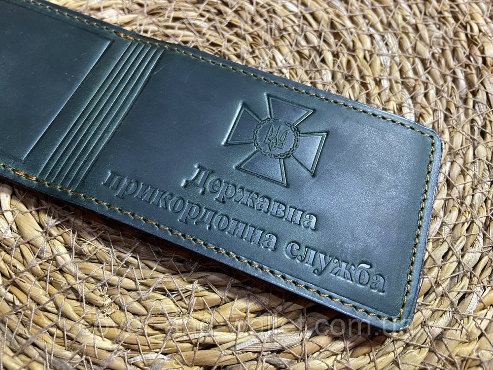 Обкладинка на посвідчення Державна прикордонна служба під жетон на три відділення Puos Київ - фото 7