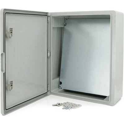 Шафа настінна ADAL PANO 500х350х190, IP65, Бокс ударостійкий, ABS пластик (108880) Вінниця - фото 2