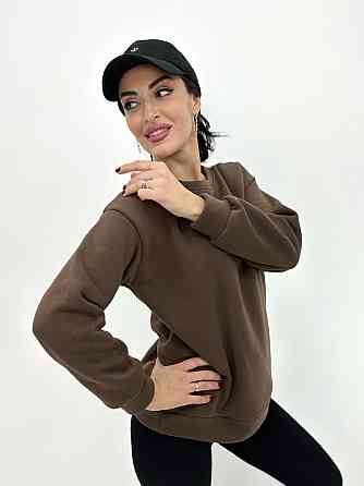 Базовий однотонний світшот "Stand" оптом | Норма і батал Шоколадний, 50-52 Київ