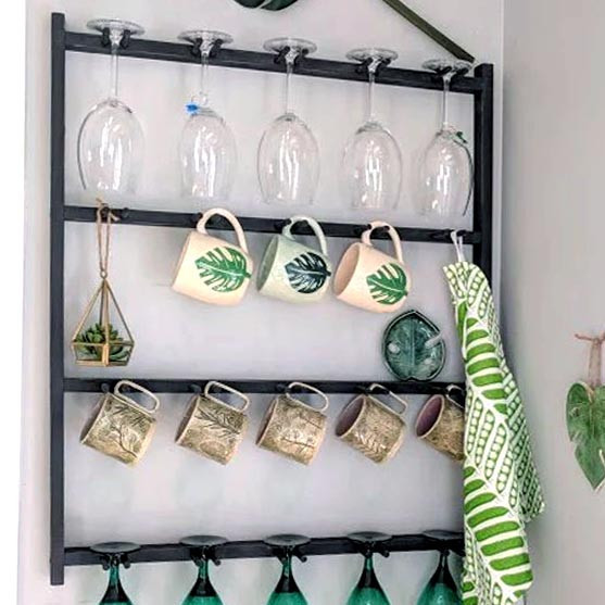 Полиця для келихів "Лейксайд" венге Миколаїв - фото 2