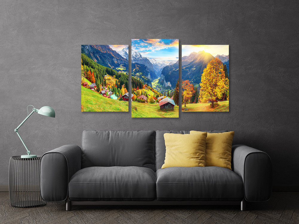 Модульная картина в гостиную / спальню  Гори  Art-705_3 70x130 см Київ - фото 3