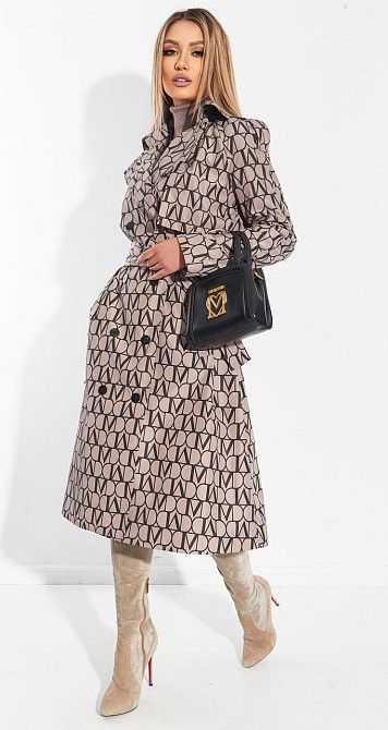 Двобортний класичний тренч (42) Київ - фото 5