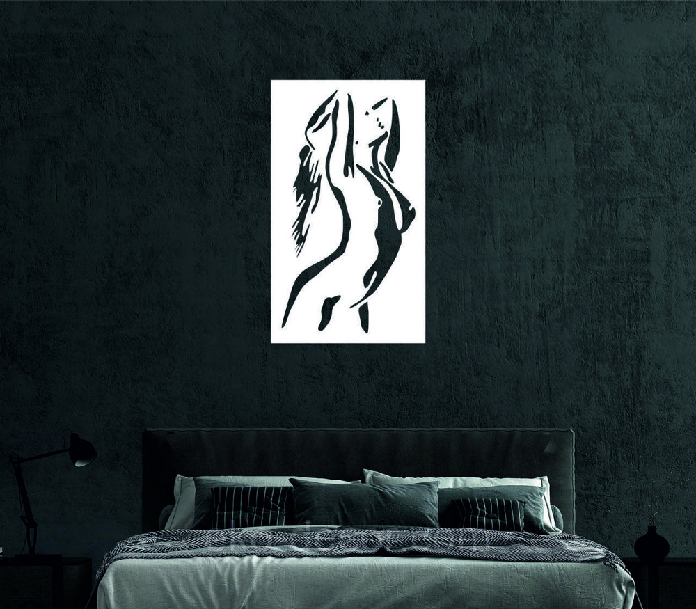 Декоративне настінне Панно «Силует жінки», Декор на стіну Київ - фото 6