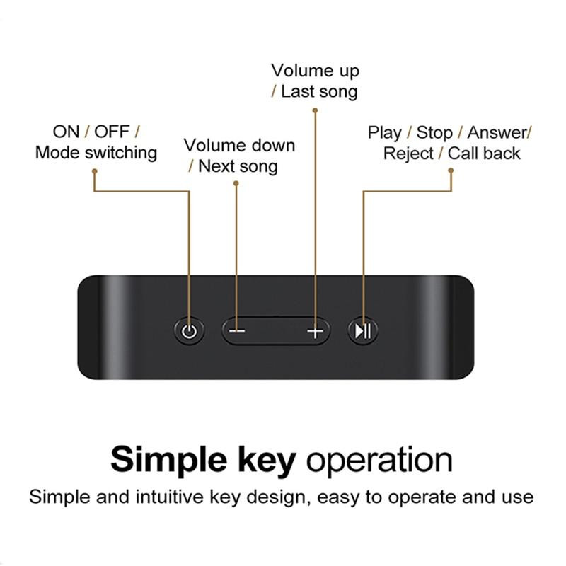 Bluetooth колонка Baseus Encok E02 NGE02-01 (Чорна) вітрина Николаев - изображение 9