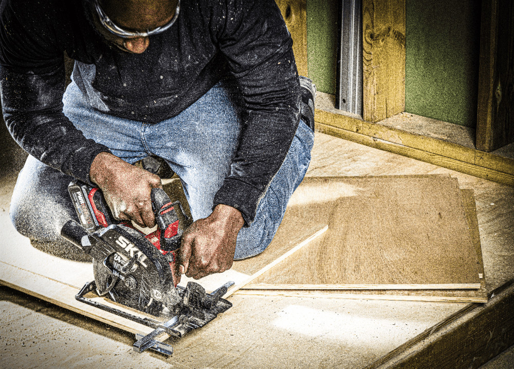 Пилка циркулярная бесщеточная аккумуляторная, SKIL 3571 CA XP + аккумулятор 4,0 Ah + зарядное устройство SW1E3571CA+BC1E3111AA Одесса - изображение 9