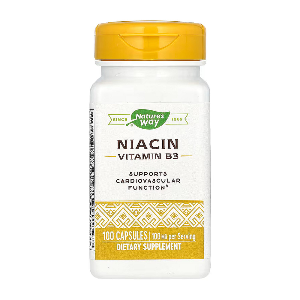 Ніацин Nature's Way Niacin 100 mg - 100 caps Луцьк - фото 1