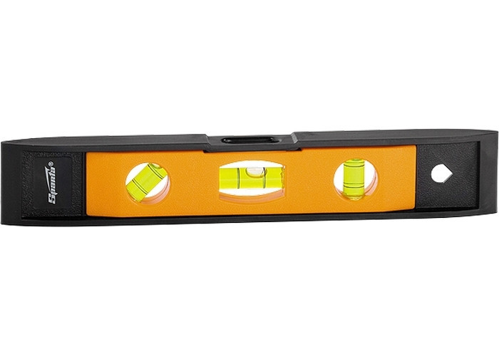 Рівень, 225 мм, 3 вічка, пластмасовий "Торпедо" (II) SPARTA Полтава - фото 1