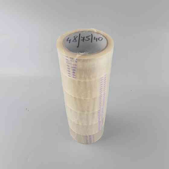 Скотч упаковочный прозрачный 40мк 48мм 75метров