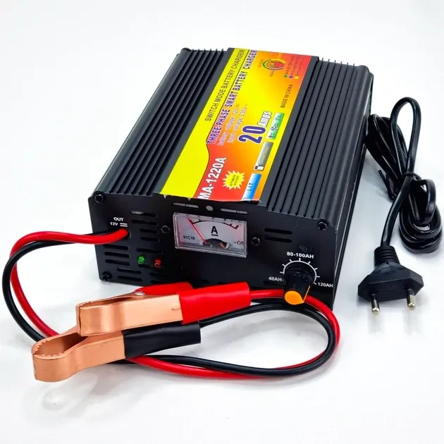 Зарядний пристрій для акумулятора BATTERY CHARGER 20A MA-1220A Київ - фото 10