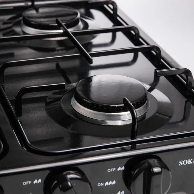 Газовая настольная плита SK-6004 четырёхконфорочная портативная для дома, дачи и кемпинга Одесса - изображение 5