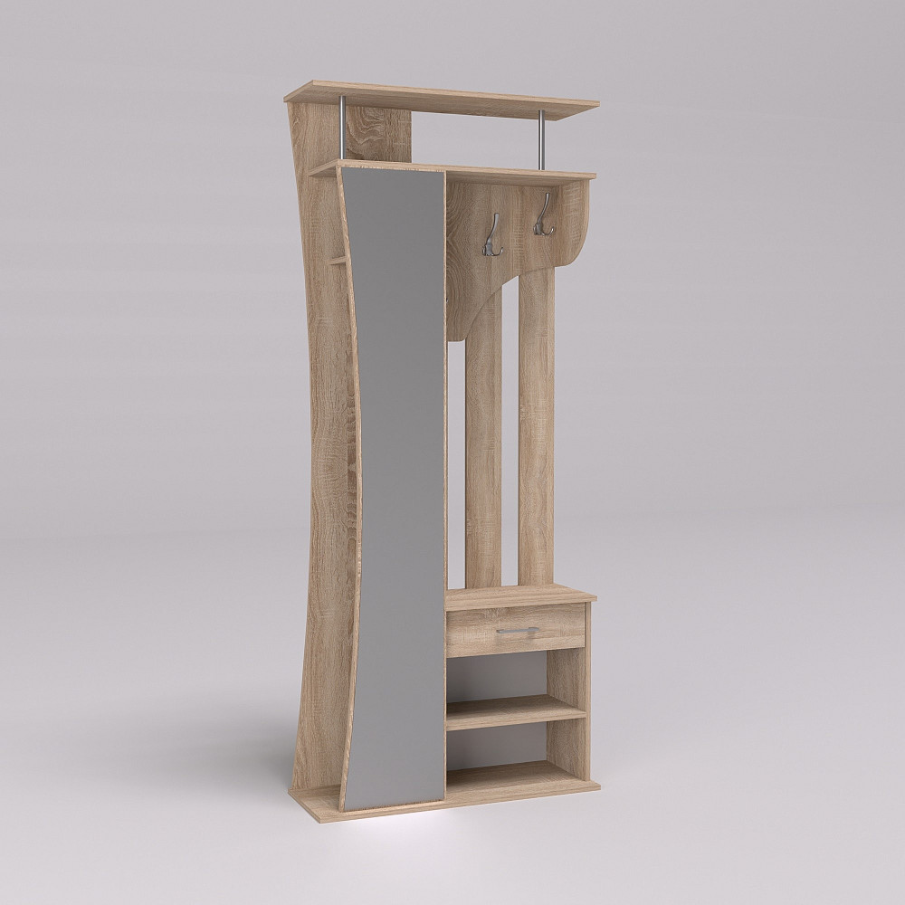 Прихожая Соло-8, Дуб Сонома, 900/330/2100 Львов - изображение 4