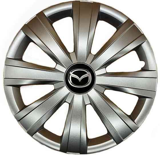 Автомобильные модельные колпаки R15 Mazda 328 4шт, SJS, серебряные Киев